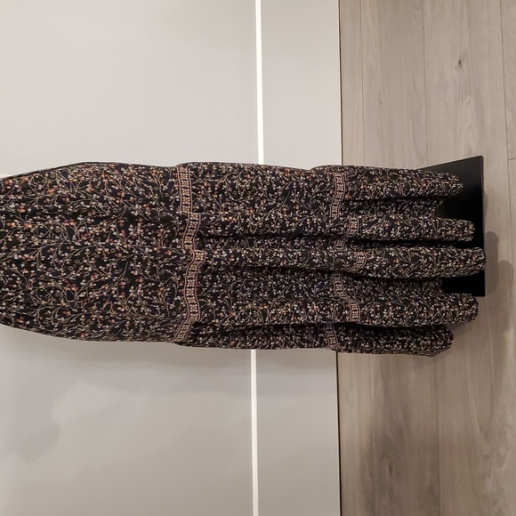 Max Studio women’s Black Floral Maxi Dress Size S new with tags - Picture 4 of 12